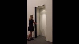 Invisidoor S - your invisible sliding door lined up with the wall