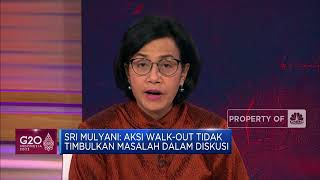 3 Negara Walk-Out Dari G20, Ini Tanggapan Santai Sri Mulyani