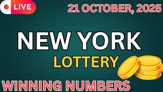 New York Midday Lottery Results For - 21 Oct, 2025 - Numbers - Win 4 - Take 5 - NY Lotto - Powerball