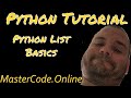 Python Tutorial: Python List Basics - Python Basics #12