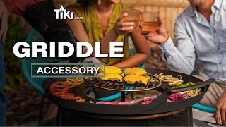 TIKI Brand Fire Pit Griddle