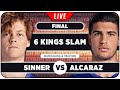 SINNER vs ALCARAZ • Six Kings Slam 2024 Final • LIVE Tennis Watchalong