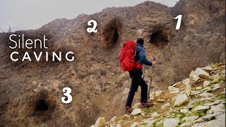 ٣ ئەشکەوت بە تەنها 4k Silent Solo Caving Adventure