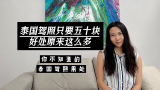 五十块的泰国驾照可以替代护照？！还可以免费换中国驾照？！那些你不知道的泰国驾照真正用途！