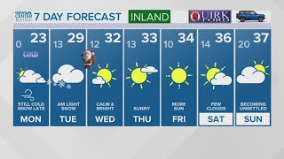 NEWS CENTER Maine Weather Video Forecast