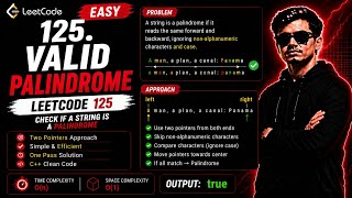 LEETCODE 125 | VALID PALINDROME #leetcode