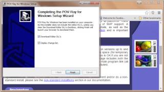 Lesson 0: Installing POV-Ray on Windows