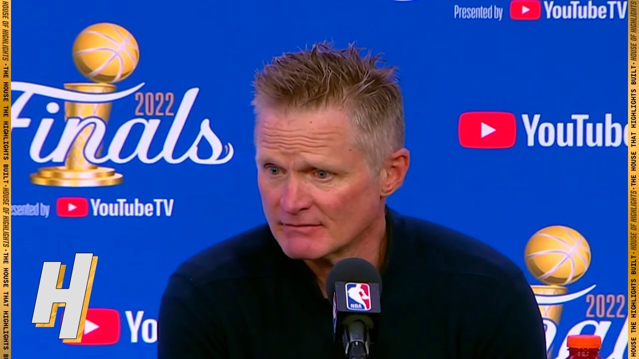 Steve Kerr Postgame Interview - Game 6 - Warriors Vs Celtics | 2022 NBA ...