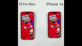 iphone 15 pro max vs iphone 16 speed test #trending #mobile #shorts