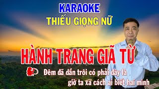 Hành trang giã từ ➤ Karaoke Thiếu Giọng Nữ ➤ Song Ca Với Đức Thịnh ➤ Karaoke Nhạc Sống