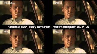 Handbrake x264 "Constant Quality" (RF) comparisons