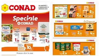 volantino Conad 🇮🇹  dal 7 al 15 gennaio speciale conad