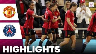 Manchester United vs Paris Saint Germain | Highlights | UEFA Women's Champions League 10-10-2023