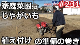 富津ラボ移住DIY＃231　家庭菜園、じゃがいも植え付けの準備の巻き