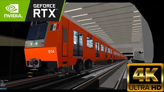 [4K UHD] RAY-TRACING OpenBVE CDMX MP-68M14 Línea 9 STC [60 FPS]