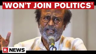 Rajinikanth Rules Out Political Plunge Post Rumours, Dissolves Rajini Makkal Mandram | Republic TV