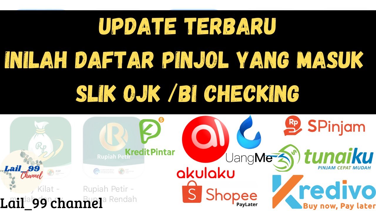 UPDATE TERBARU DAFTAR PINJOL.MASUK SLIK OJK / SLIK BI CHECKING ...