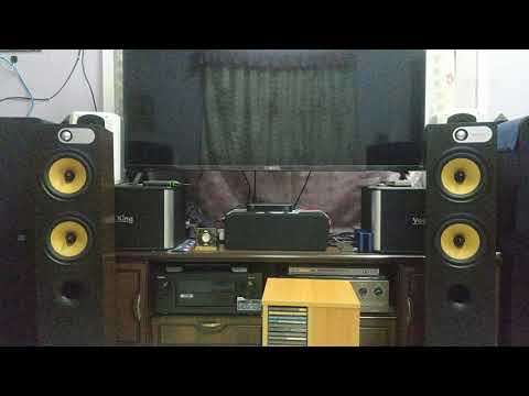 B&W 684 Tower Speaker Test - YouTube