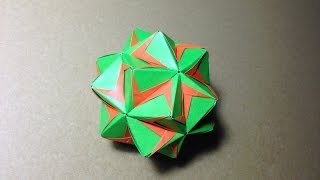 Modular Origami /  Sonobe 30units / Kusudama / Spike Ball
