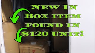 We Bought a 5x10 Abandoned Storage Unit and Found New in Box Item and 18k GOLD!