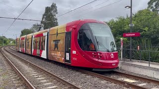 Sydney Light Rail CAF Urbos 3 Vehicles on L1 Dulwich Hill Line