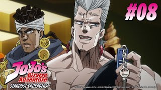 JoJo's Bizarre Adventure (S2): Stardust Crusaders - Episode 08 [English Sub]