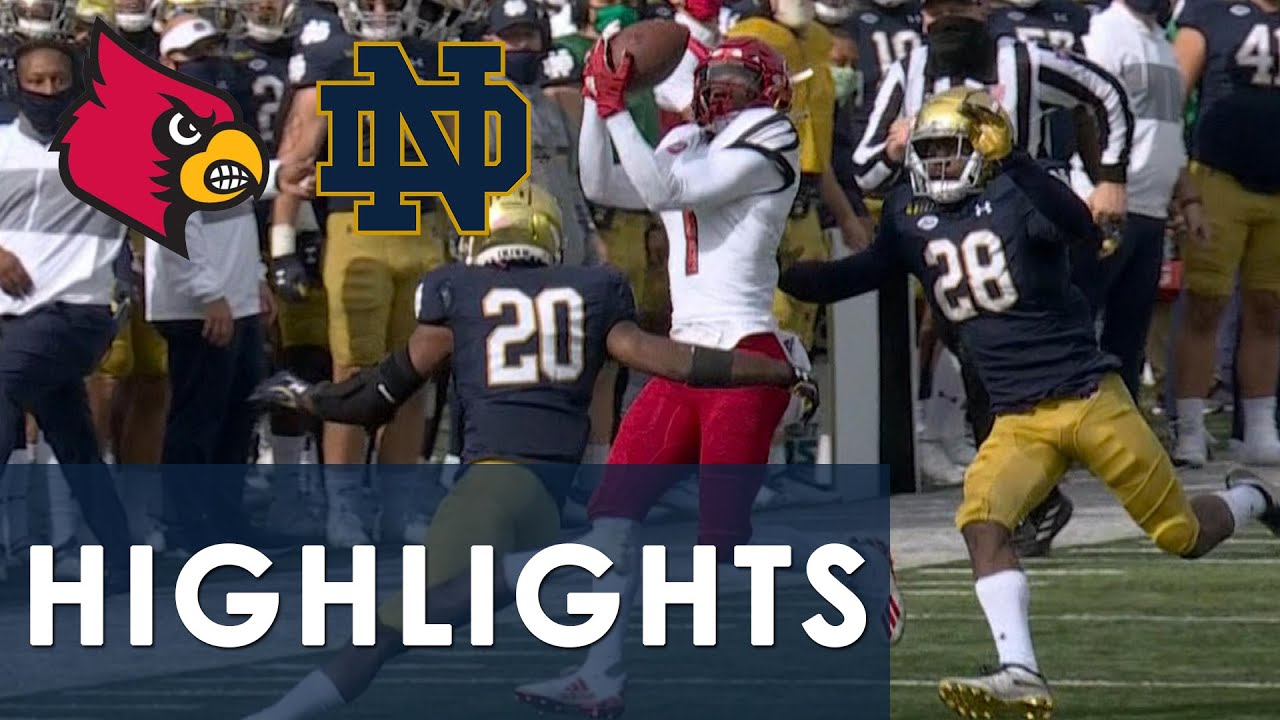 Louisville Vs. Notre Dame | EXTENDED HIGHLIGHTS | 10/17/20 | NBC Sports ...