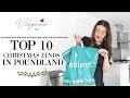 TOP 10 CHRISTMAS POUNDLAND STOCKING FILLERS AND PRESENTS | POUNDLAND HAUL 2018