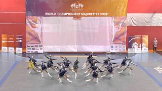 MONA Náchod-WCH Prague 2015-Baton Stage Choreography: Universe