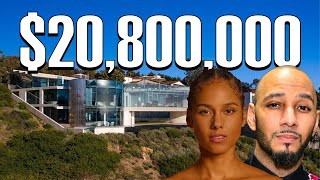 Alicia Keys and Swizz Beatz La Jolla, CA Architectural Digest Home Review | Celebrity Home Shopping