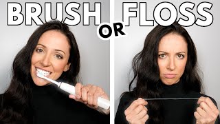 Should You BRUSH or FLOSS First?