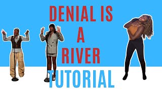 Denial Is A River by Doechii \u0026 Issa Rae * EASY DANCE TUTORIAL (beginner friendly)