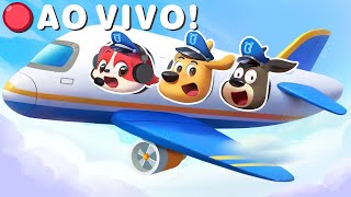 🔴 AO VIVO 🔴 Detetive Labrador👮‍♂ Dicas de Segurança no Avião✈️Desenhos Infantis & Desenhos Animados