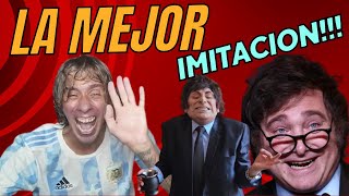 ARGENTINO REACCIONA al MEJOR IMITADOR PERUANO de MILEI