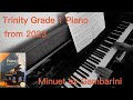 Trinity College Grade 1 Piano from 2023. Minuet - Elisabetta de Gambarini (1731-1765)