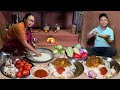 Nepali Village Food: Aloo Squash Curry with Rice Cooking in Village Near Darjeeling||Nepali Vlog