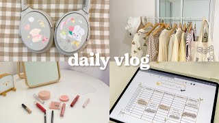 vlog 🌷 egg sando, korean makeup, yesstyle haul, self care night ♡