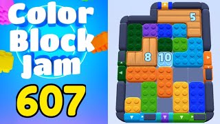 Color Block Jam Level 607 Solution