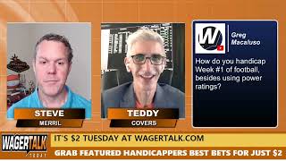 How to Handicap Week 1 of College Football and NFL | Betting 101 | WagerTalk Betting Strategies