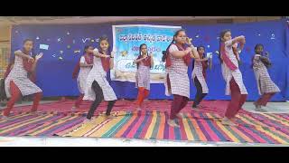 ZPHS MACHAVARAM II Maths Day 2022 || 8th class students Dance performance