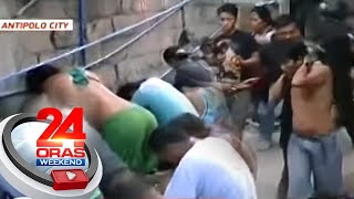 24 Oras: Lugar sa Antipolo na pinaka-notorious daw pagdating sa droga, sinalakay; 50 arestado