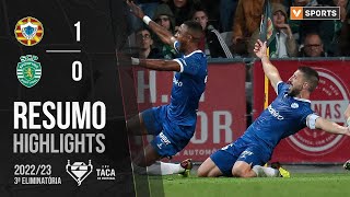 Highlights | Resumo: Varzim SC 1-0 Sporting (Taça de Portugal 22/23)