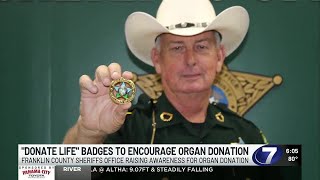 Franklin County Sheriff’s Office unveils ‘Donate Life’ badges to raise organ donation awareness