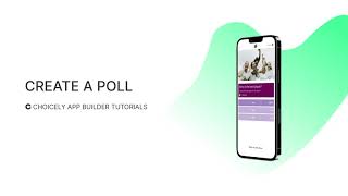 How to Create a Poll | Choicely App Builder Tutorial | No Code App Development