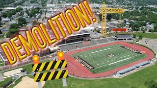 Demolition of Union-Endicott Ty Cobb Stadium - Its Happening