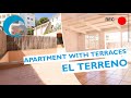 Bright duplex flat with terraces in El Terreno for sale