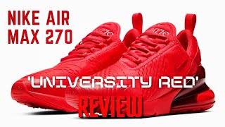 Nike Air Max 270 GS 'University Red' Classic Style Review