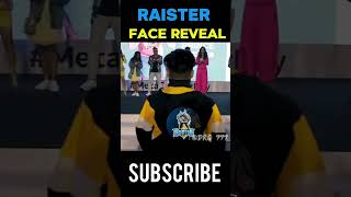 RAISTER😲FACE REVEAL || #raistar#freefiregameing#trendingshorts