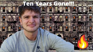 Teen Reacts To Led Zeppelin - Ten Years Gone!!!