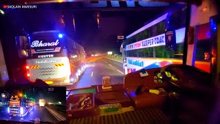 Gujarat Luxury Bus Racing🔥Night Driving😈 Bhumi Nexa Bus😍